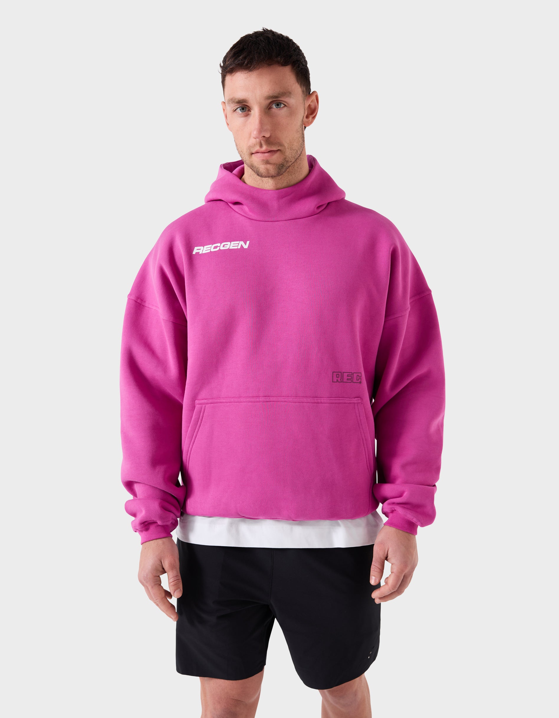 Mass Fleece MXV Hood Magenta