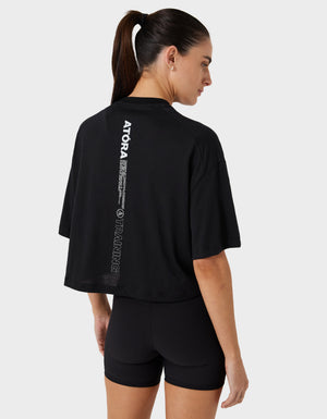 Oxy Float ATORA Crop Tee Black