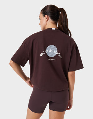 Float RCS Globe Tee Cherry Choc