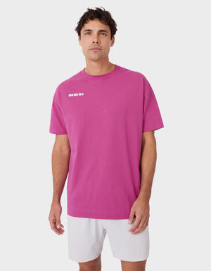 Mass DBL Tee Magenta