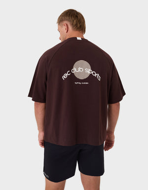 Chunk RCS Globe Tee Cherry Choc