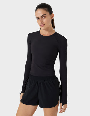VNT Womens Long Sleeve Tee Black