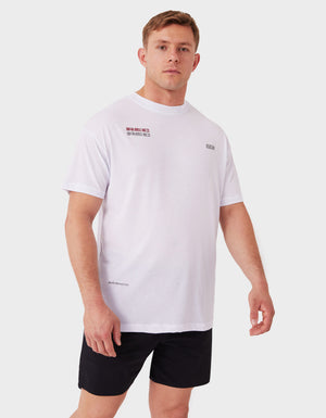 Oxy Mass Decal Tee White