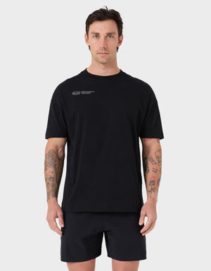 Mass Tracked Tee Black