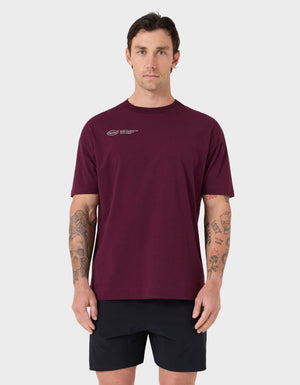 Mass Tracked Tee Merlot