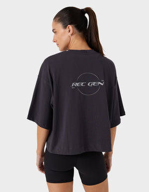 Boxy Orb Tee Smoke