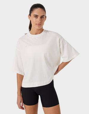 Boxy Meld Tee Vintage White