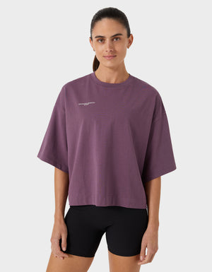 Boxy Fundamental Tee Purple