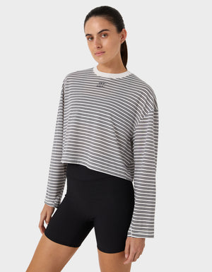 Oxy Long Sleeve Tee Vintage White/Smoke