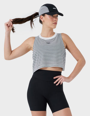 Oxy Crop SYD Tank Vintage White/Smoke
