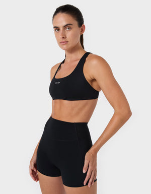 HOLDform Merge Crop Black