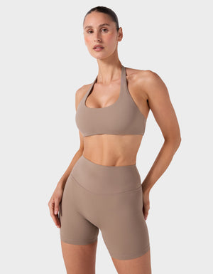 FITform Halter Bra Stone