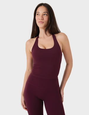 FITform Halter Tank Merlot