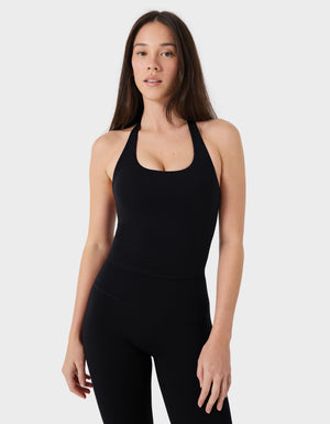 FITform Halter Tank Black