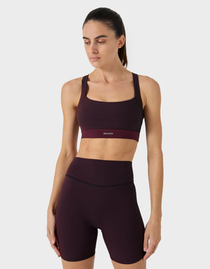 RIBform Y Bra Merlot/Black
