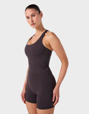 FITform Racer Tank Cherry Choc