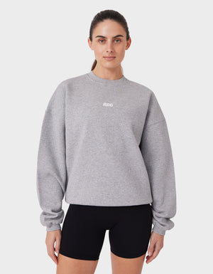 Float Fleece Crew Grey Marle
