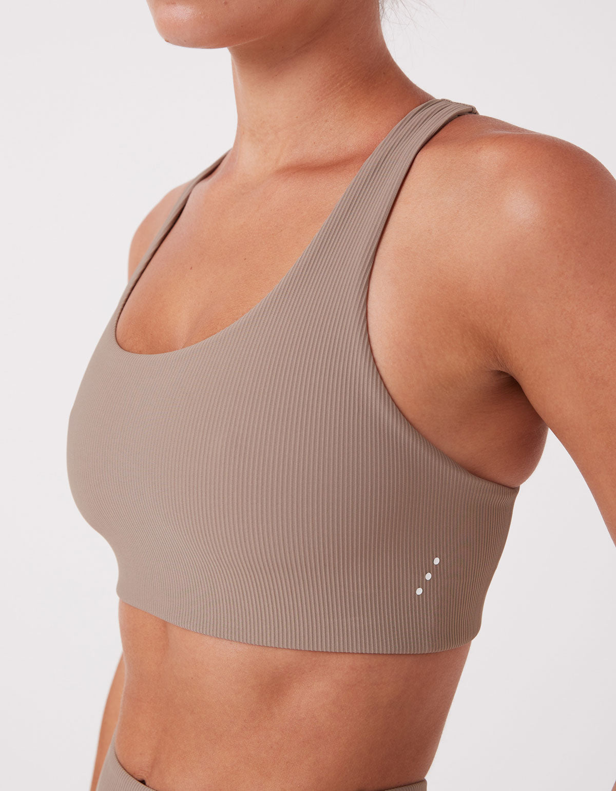 Women's Light Support Brushed Sculpt Bold Stitch Sports Bra - All In  Motion™ White XXL