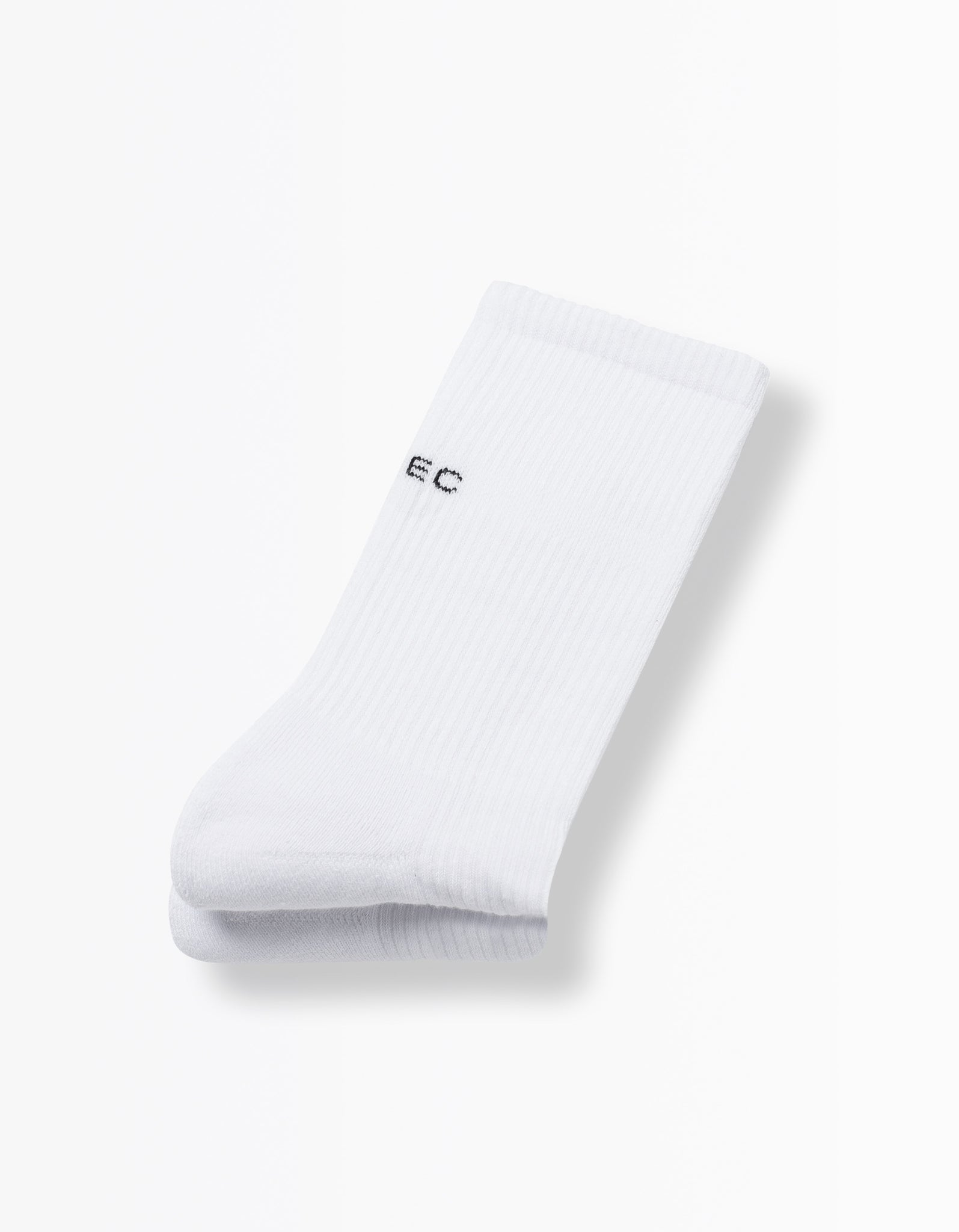 Logo Long Sock 2-Pack White