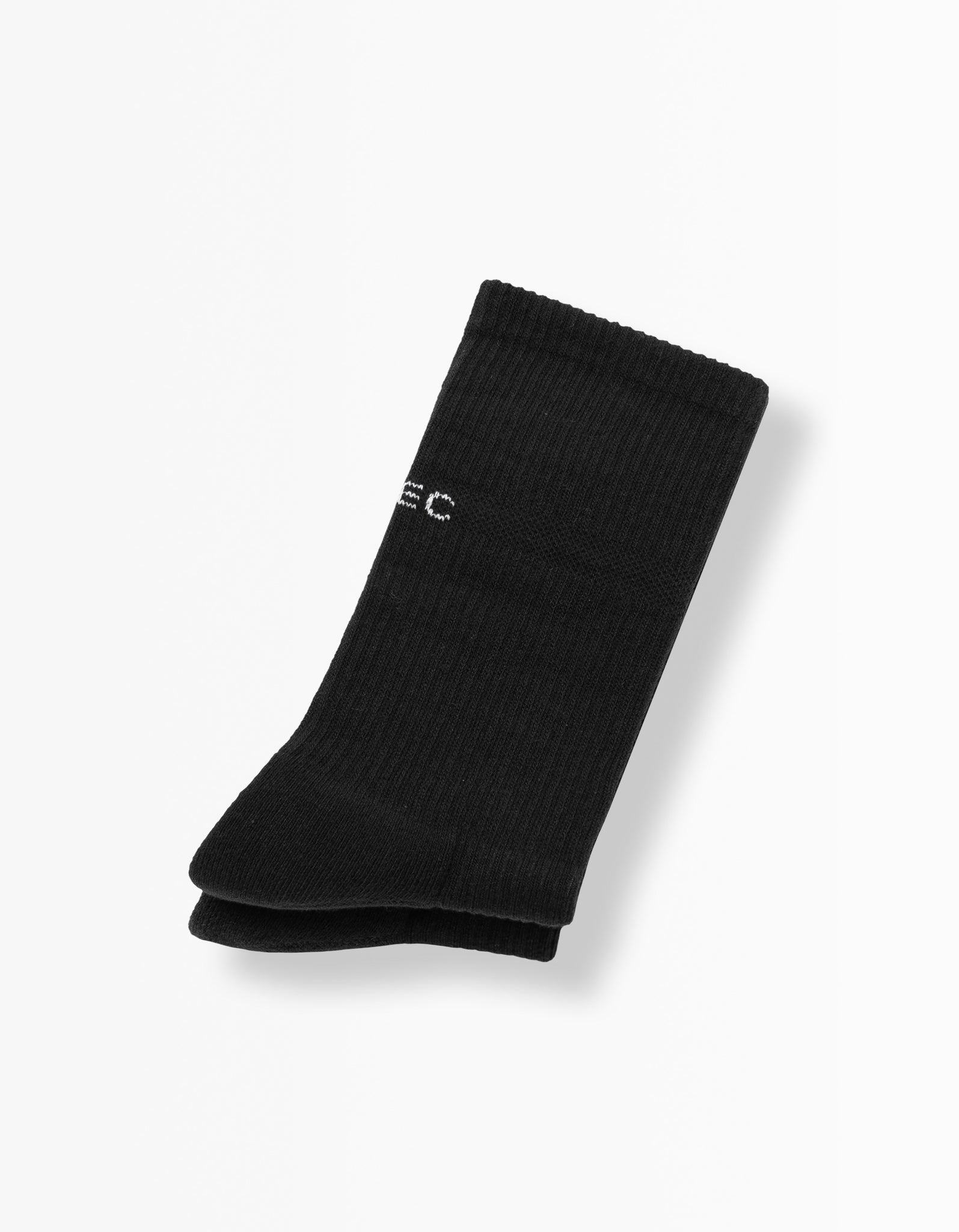 Logo Long Sock 2-Pack Black