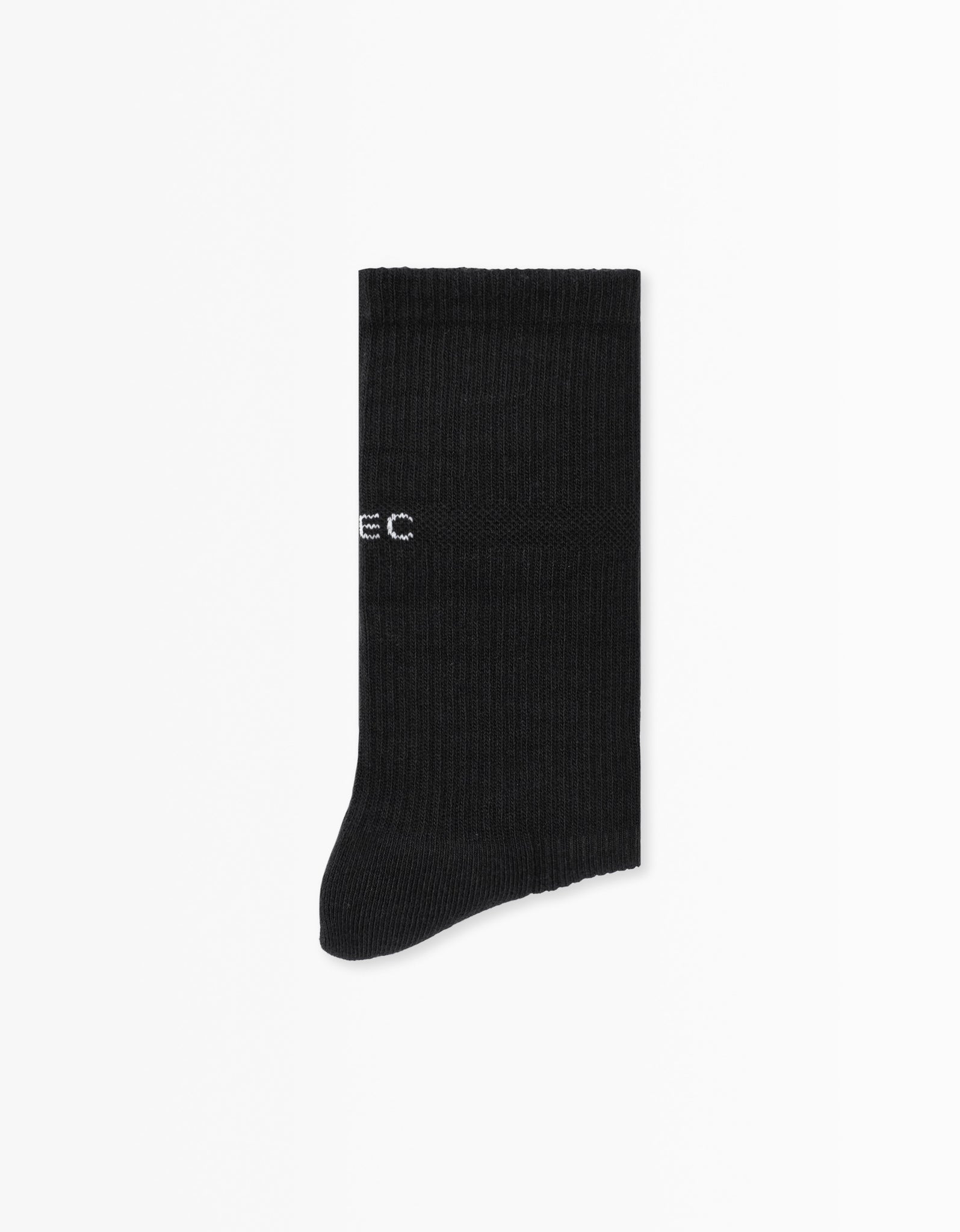 Logo Long Sock 2-Pack Black